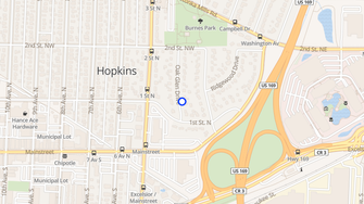 Map for Hopkins Plaza - Hopkins, MN