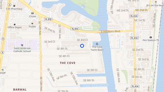 Map for Emerald Cove Apartments - Deerfield Beach, FL