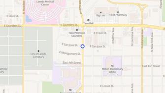 Map for Laredo Apartments - Laredo, TX