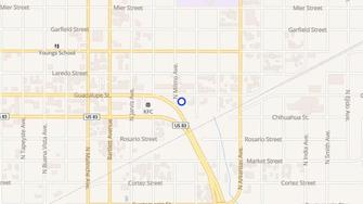 Map for Hinojosa Apartments - Laredo, TX