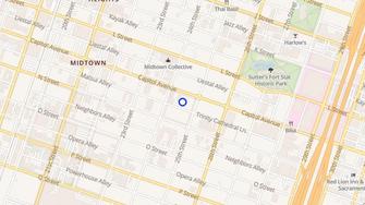 Map for 2414 Capital Ave - Sacramento, CA