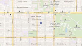 Map for Midtown Apartments - Grand Junction, CO