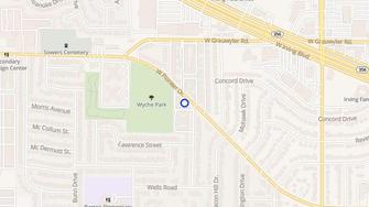 Map for Oak Park Apartments - Irving, TX