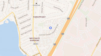 Map for Colonial Heights Apartments - Parsippany, NJ