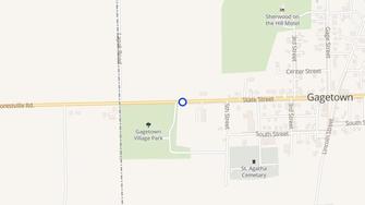 Map for Rosecrans Apartments - Gagetown, MI