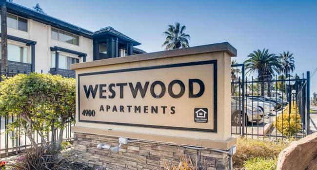 Westwood Apartments Exterior Monument Sign
