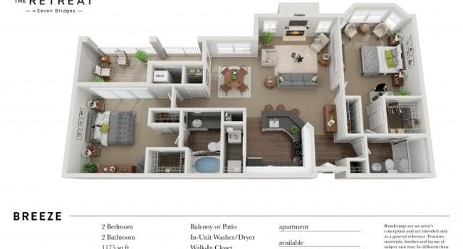 Retreat At Seven Bridges 63 Reviews Woodridge Il Apartments For Rent Apartmentratings C